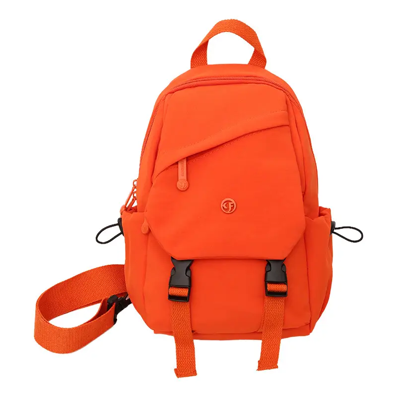 Japanese Trendy Crossbody Bag for Women Orange & Purple - Image 2