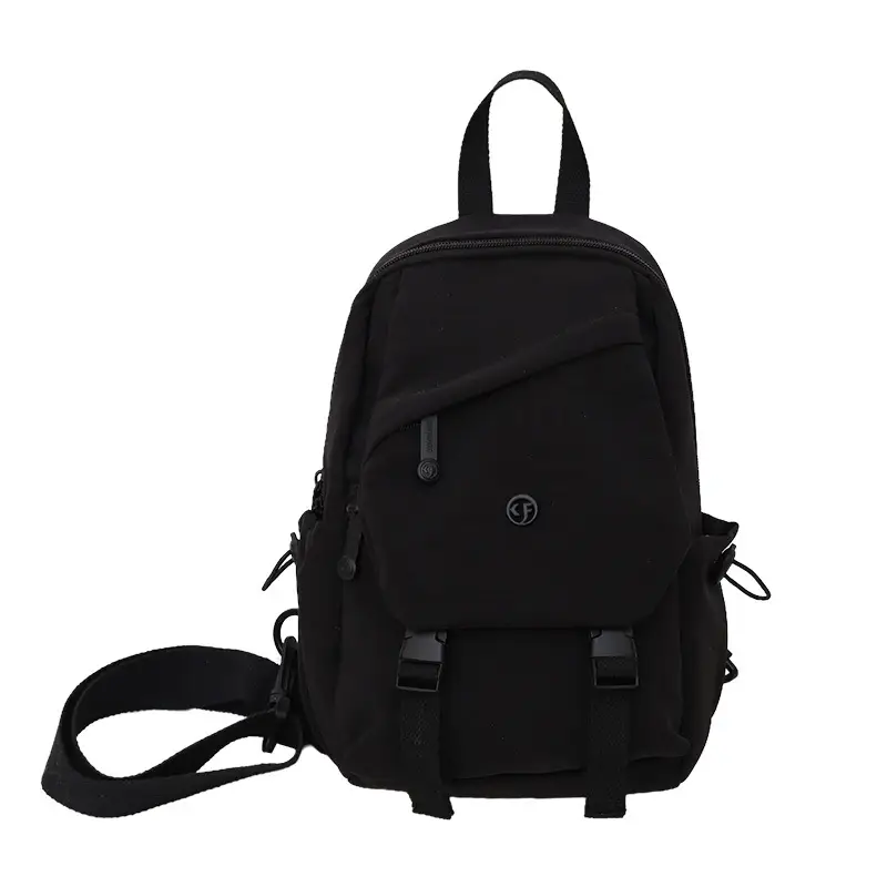 Japanese Trendy Crossbody Bag for Women Orange & Purple - Image 5