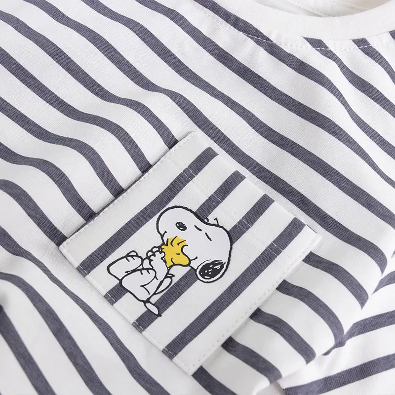 Boys Striped Crewneck T-Shirt Summer Wear - Image 5