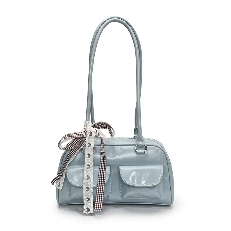 2025 Women's PU Leather Shoulder Bag with Bow - Image 11