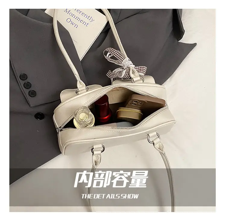 2025 Women's PU Leather Shoulder Bag with Bow — feature 12