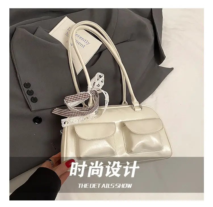 2025 Women's PU Leather Shoulder Bag with Bow — feature 14