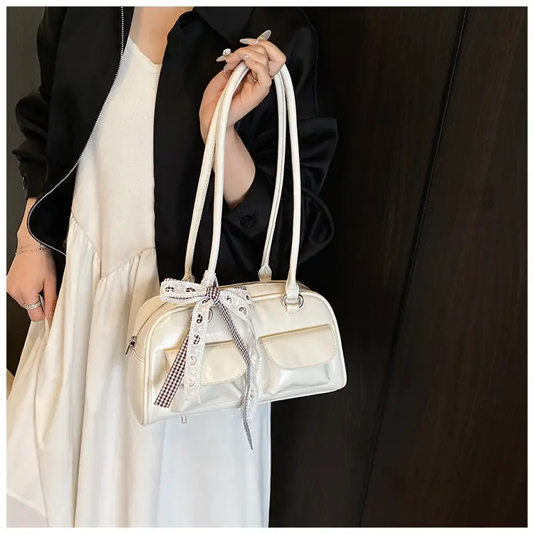 2025 Women's PU Leather Shoulder Bag with Bow — feature 16