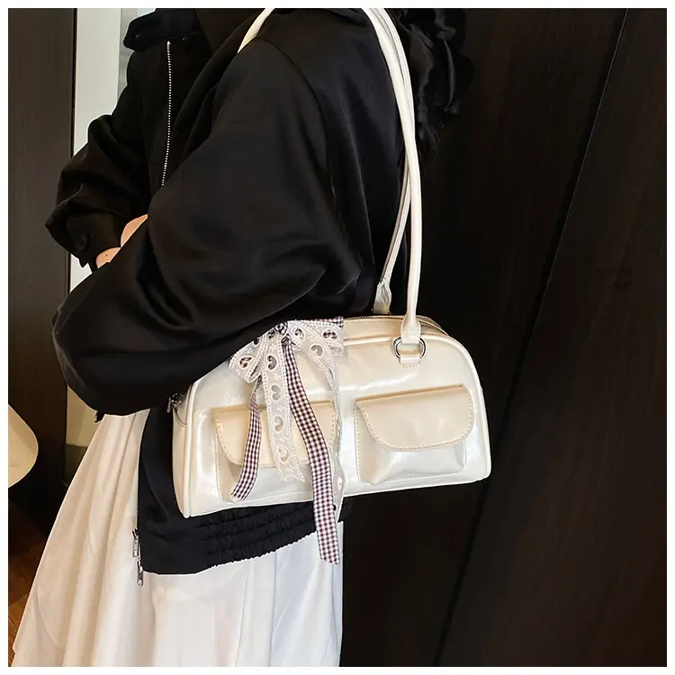 2025 Women's PU Leather Shoulder Bag with Bow — feature 18