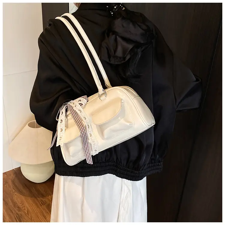 2025 Women's PU Leather Shoulder Bag with Bow — feature 19