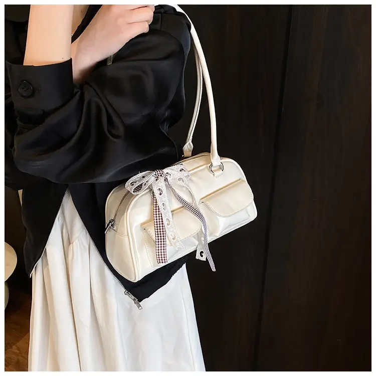 2025 Women's PU Leather Shoulder Bag with Bow — feature 20