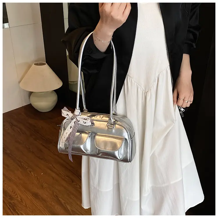 2025 Women's PU Leather Shoulder Bag with Bow — feature 22