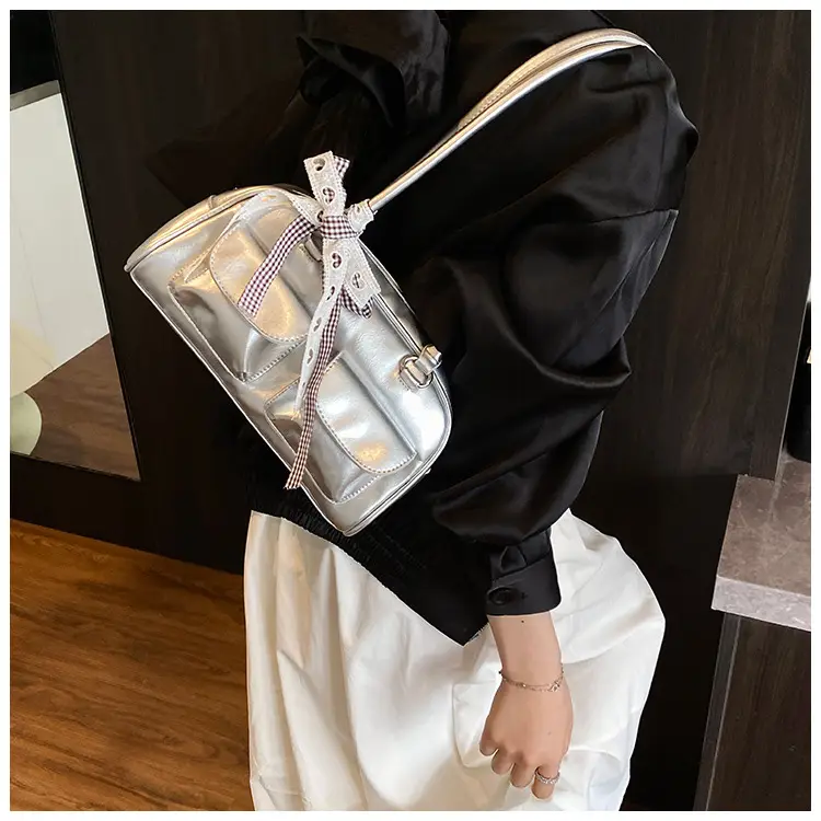 2025 Women's PU Leather Shoulder Bag with Bow — feature 23