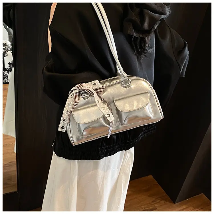 2025 Women's PU Leather Shoulder Bag with Bow — feature 25