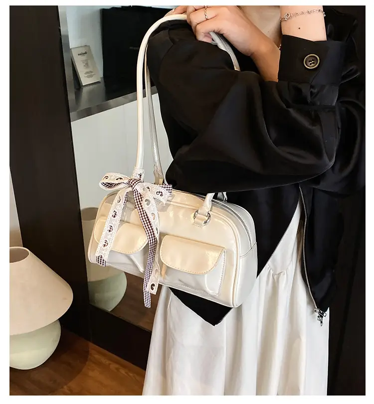 2025 Women's PU Leather Shoulder Bag with Bow — feature 3