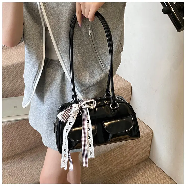 2025 Women's PU Leather Shoulder Bag with Bow — feature 33