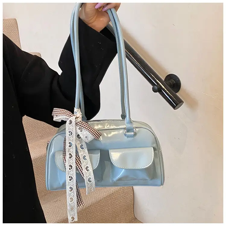 2025 Women's PU Leather Shoulder Bag with Bow — feature 34