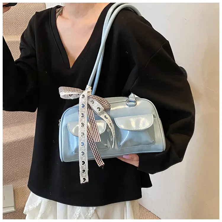 2025 Women's PU Leather Shoulder Bag with Bow — feature 35