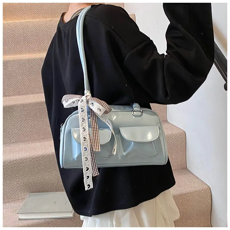 2025 Women's PU Leather Shoulder Bag with Bow — feature 36