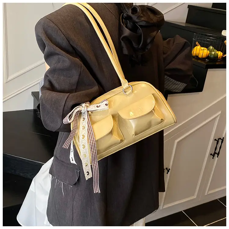 2025 Women's PU Leather Shoulder Bag with Bow — feature 38