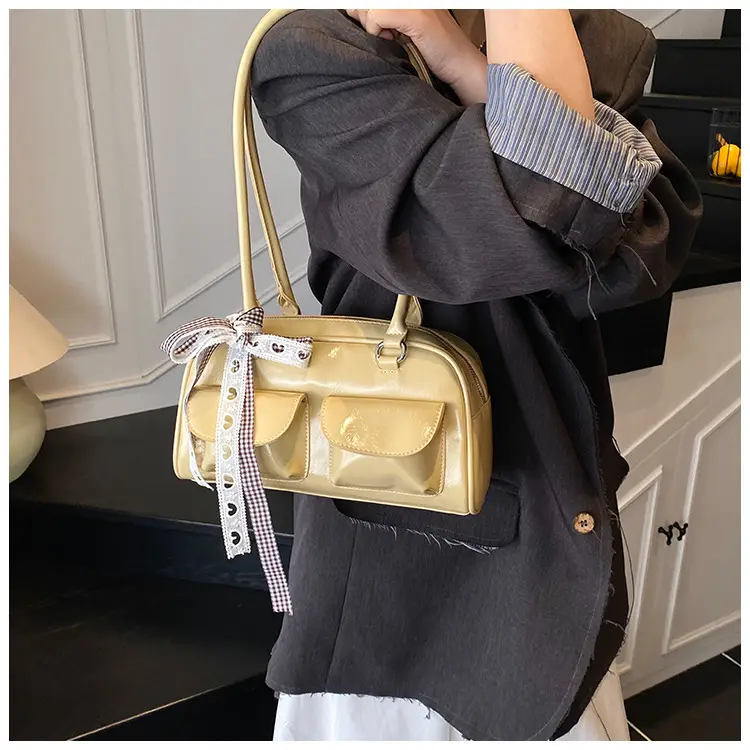 2025 Women's PU Leather Shoulder Bag with Bow — feature 40