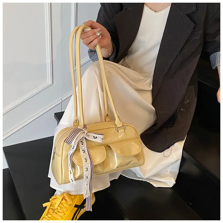 2025 Women's PU Leather Shoulder Bag with Bow — feature 43