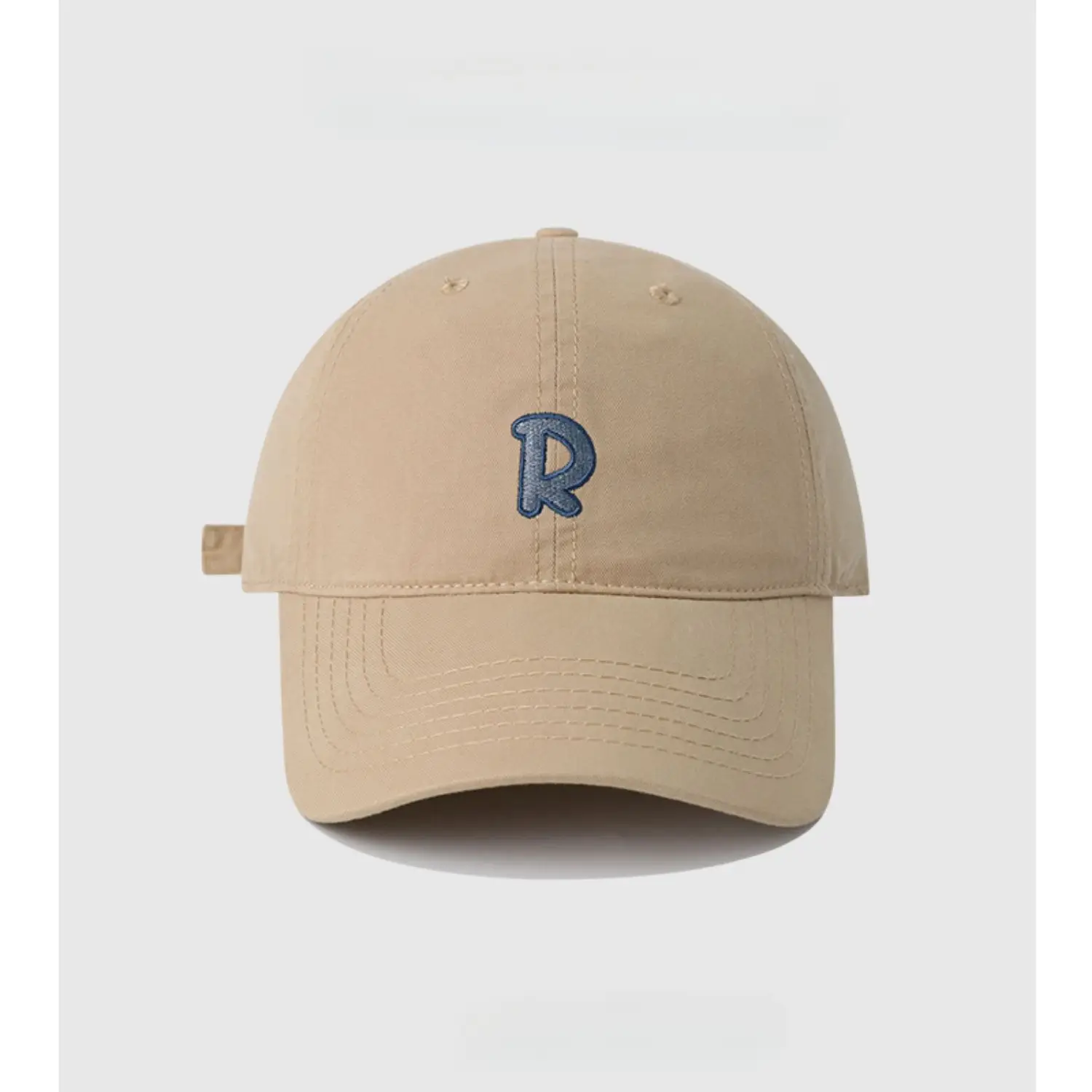 R Label Black Baseball Cap with Embroidered Logo — feature 8
