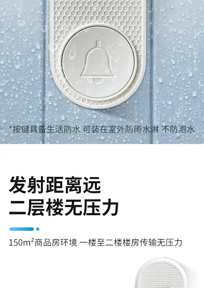 Dahua Smart Doorbell Wireless Remote Entry Clock Elderly Pager — feature 10