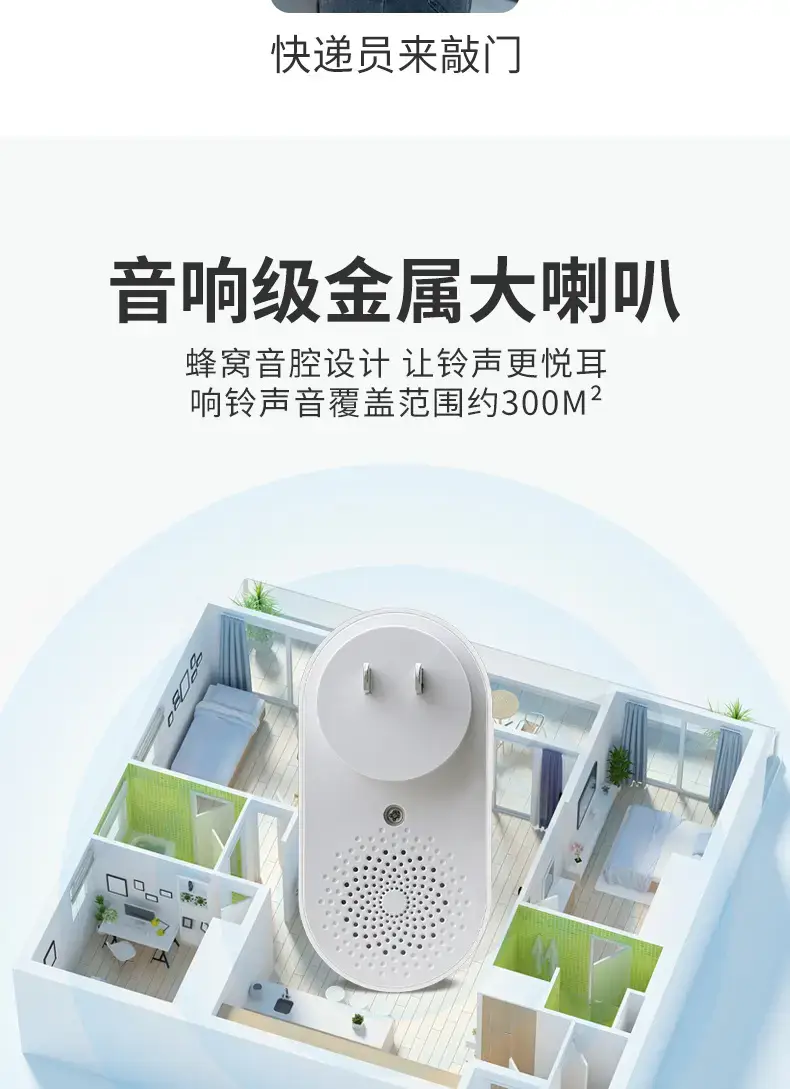 Dahua Smart Doorbell Wireless Remote Entry Clock Elderly Pager — feature 7