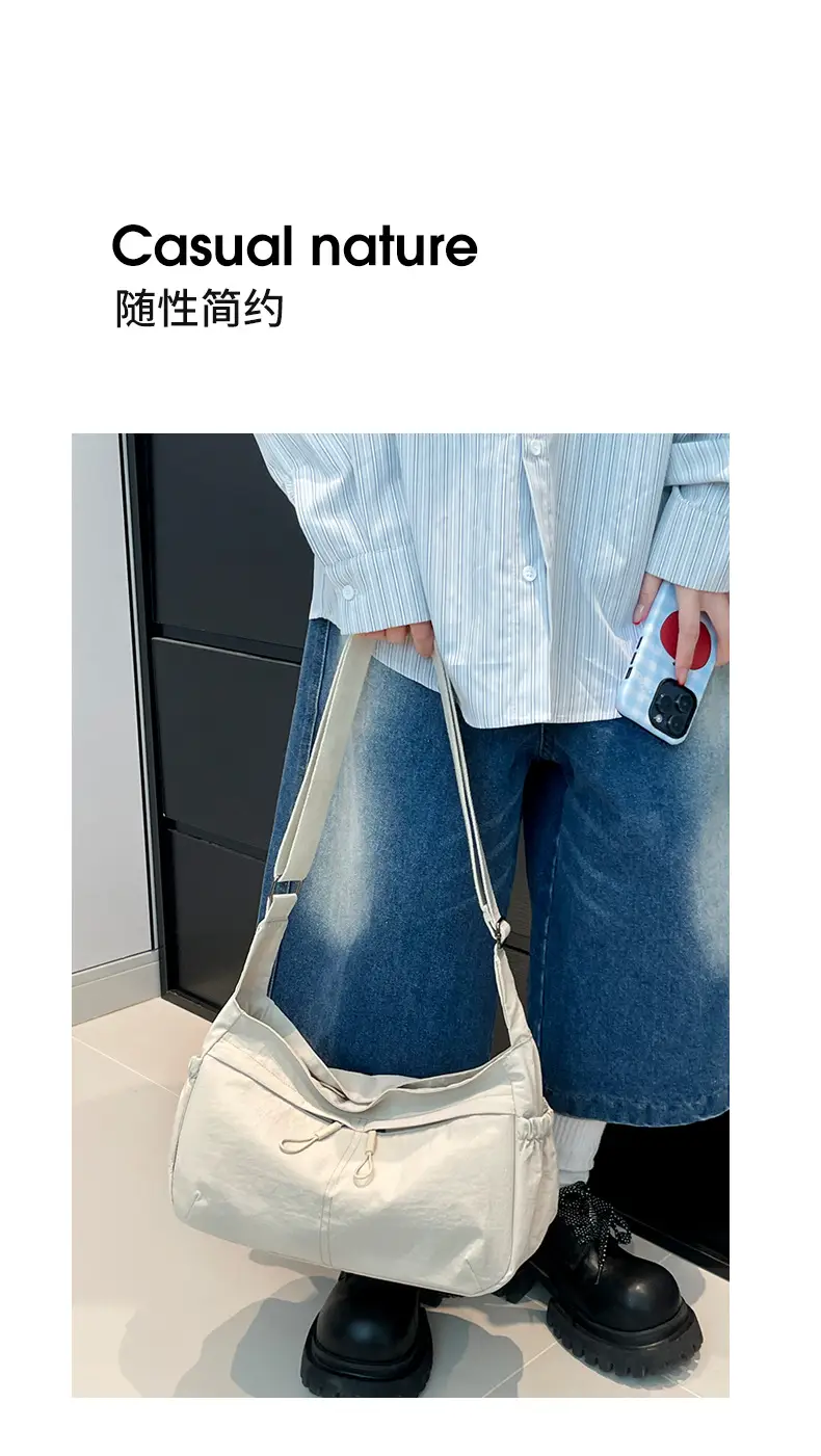 Japanese Style Large Capacity Shoulder Bag for Women — feature 19