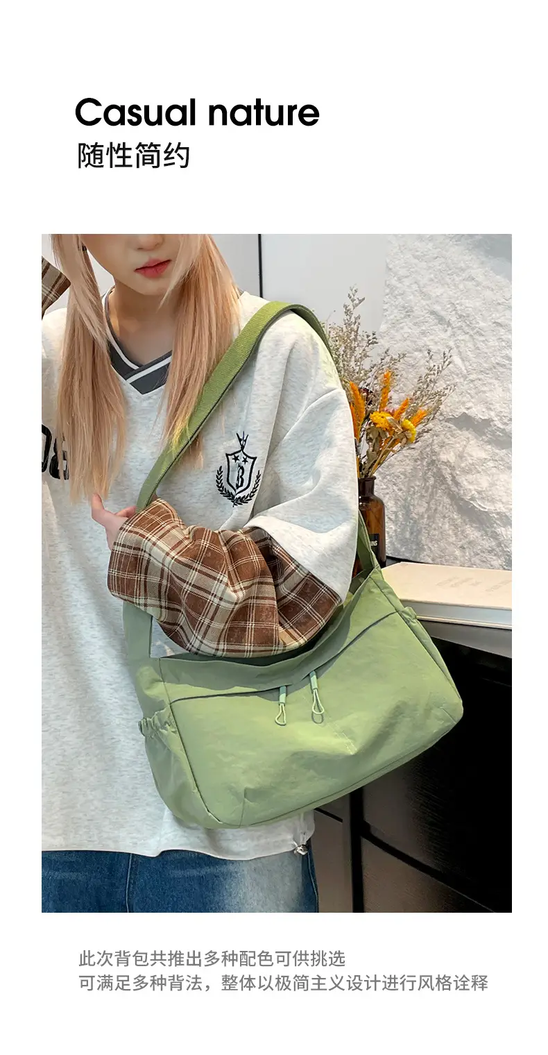 Japanese Style Large Capacity Shoulder Bag for Women — feature 3