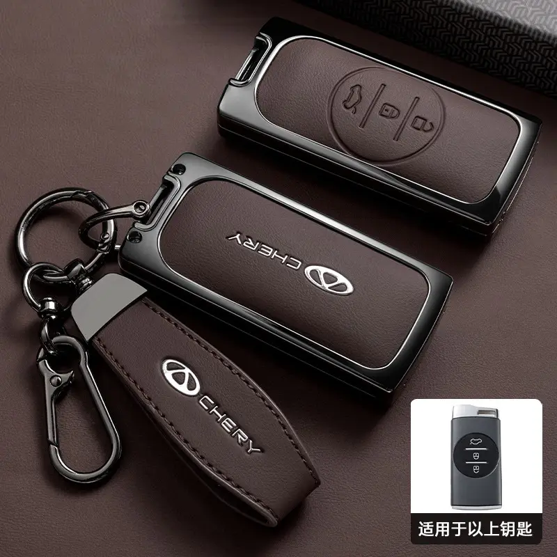 Suitable for Chery Tiggo 7Pro Key Cover 5X Xingtu Lx/Txl All-Inclusive Men's and Women's Ultra-Thin Transparent Key Shell Car Buckle