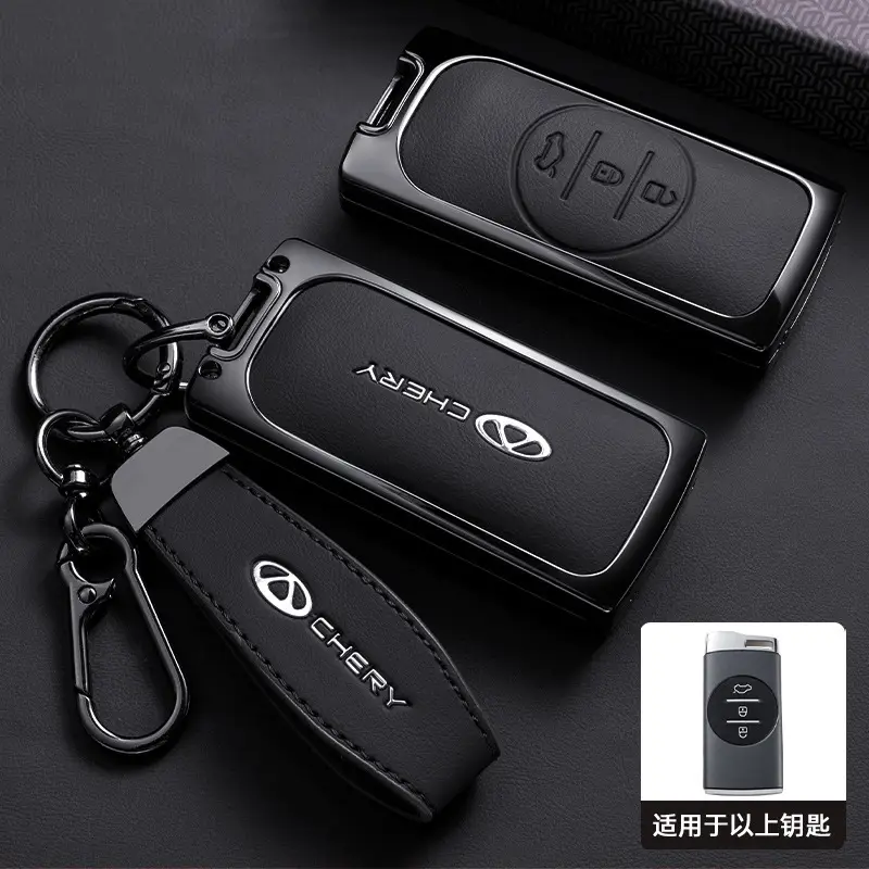 Suitable for Chery Tiggo 7Pro Key Cover 5X Xingtu Lx/Txl All-Inclusive Men's and Women's Ultra-Thin Transparent Key Shell Car Buckle