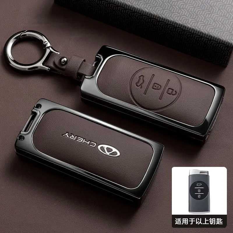 Suitable for Chery Tiggo 7Pro Key Cover 5X Xingtu Lx/Txl All-Inclusive Men's and Women's Ultra-Thin Transparent Key Shell Car Buckle