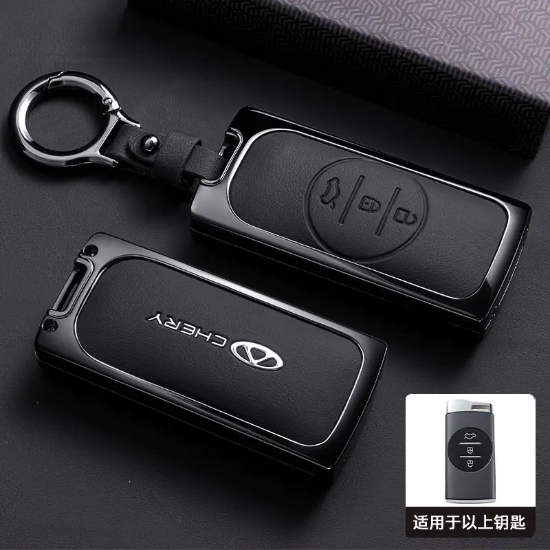 Suitable for Chery Tiggo 7Pro Key Cover 5X Xingtu Lx/Txl All-Inclusive Men's and Women's Ultra-Thin Transparent Key Shell Car Buckle