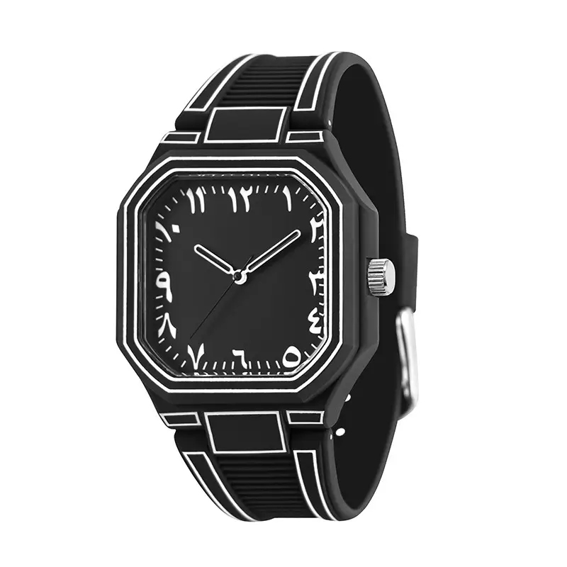 Anime Style Black Quartz Watch for Men Women - Image 15