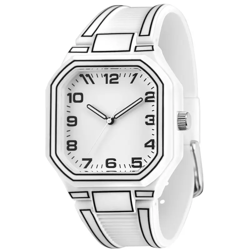 Anime Style Black Quartz Watch for Men Women - Image 11