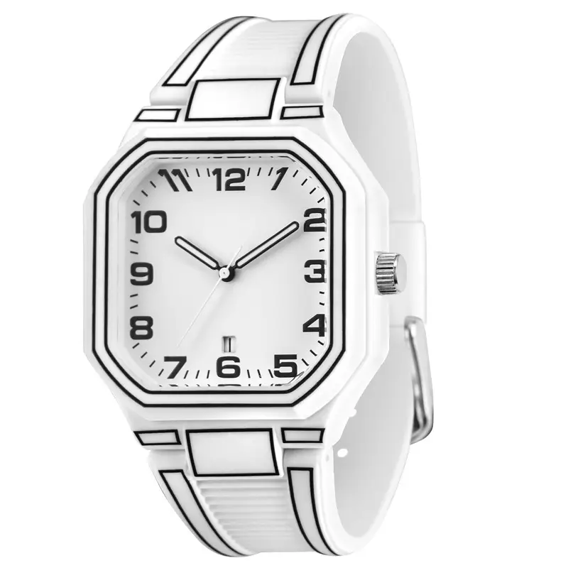 Anime Style Black Quartz Watch for Men Women - Image 5