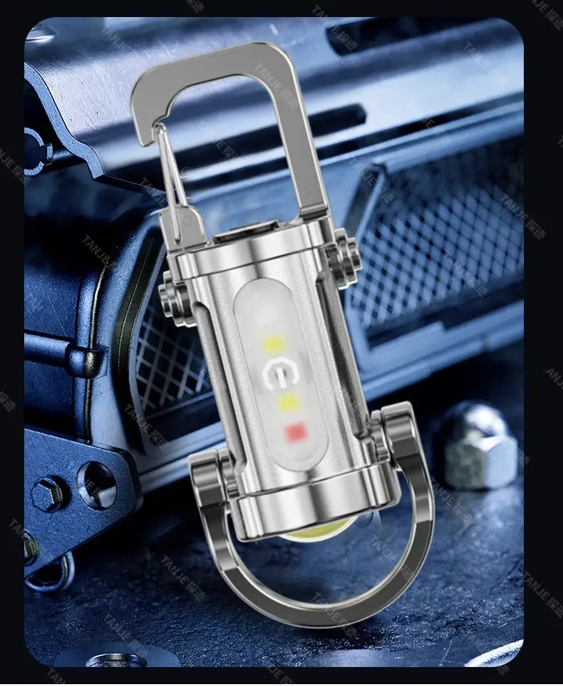 Portable LED Flashlight Red Keychain Multi-Function β feature 12