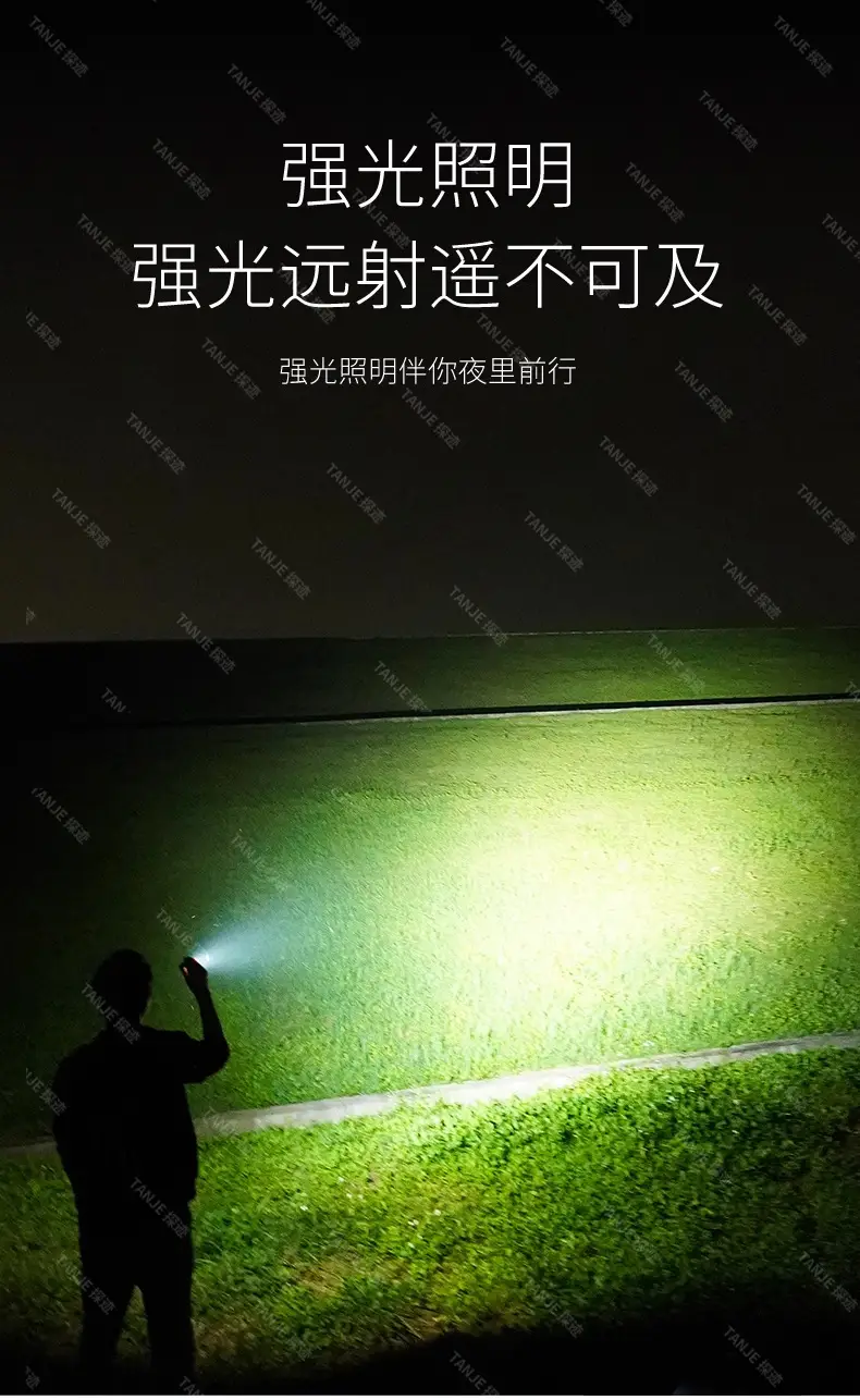 Portable LED Flashlight Red Keychain Multi-Function β feature 2
