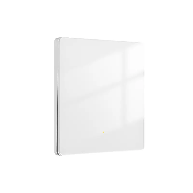 Tempered Glass White Smart Switch Control Panel Has Been Connected to Mijia App Voice Whole House Intelligent Single and Double Control