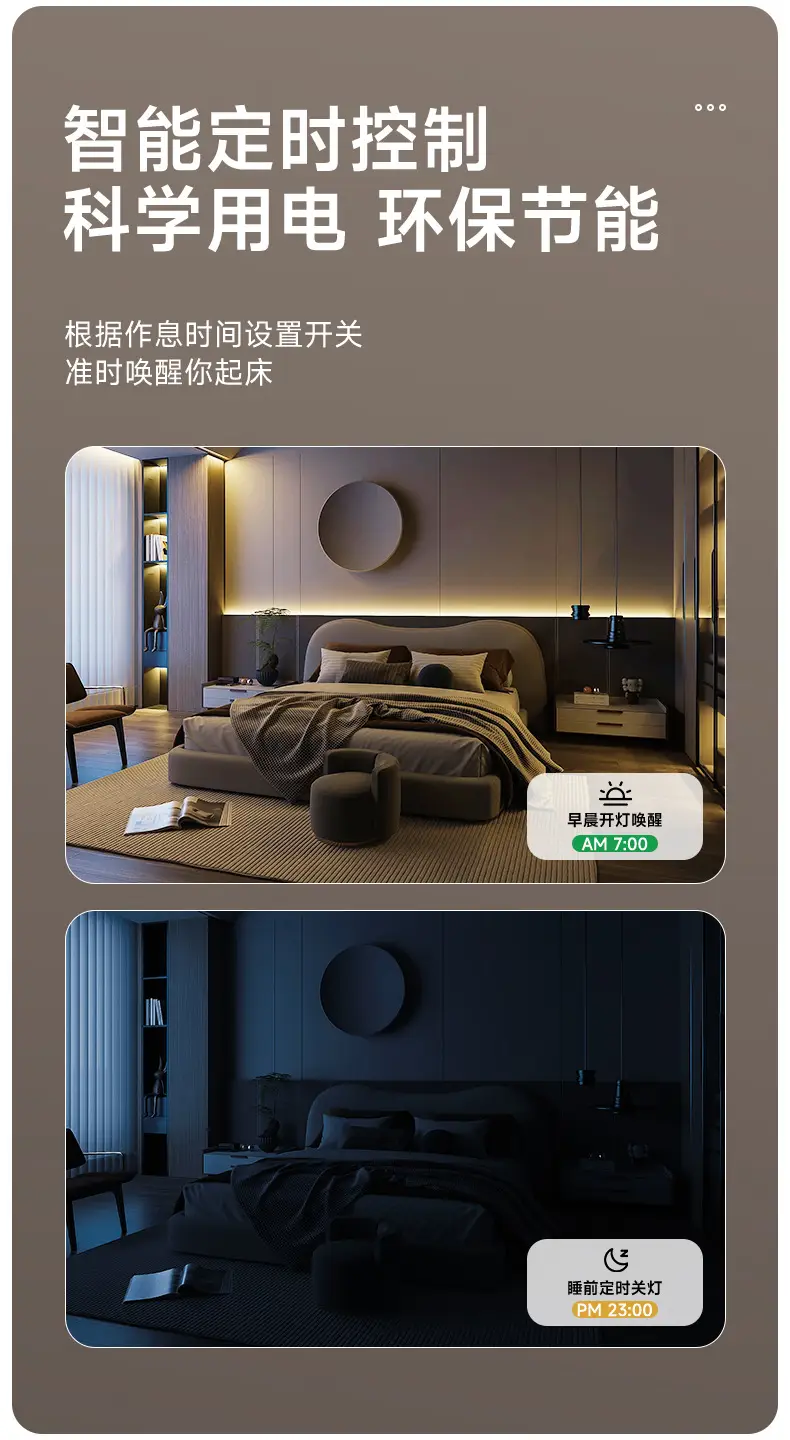 Tempered Glass White Smart Switch Control Panel Has Been Connected to Mijia App Voice Whole House Intelligent Single and Double Control — feature 8