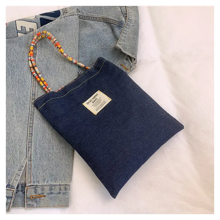 Women Plaid Handheld Tote Bag 2025 Red Blue — feature 42