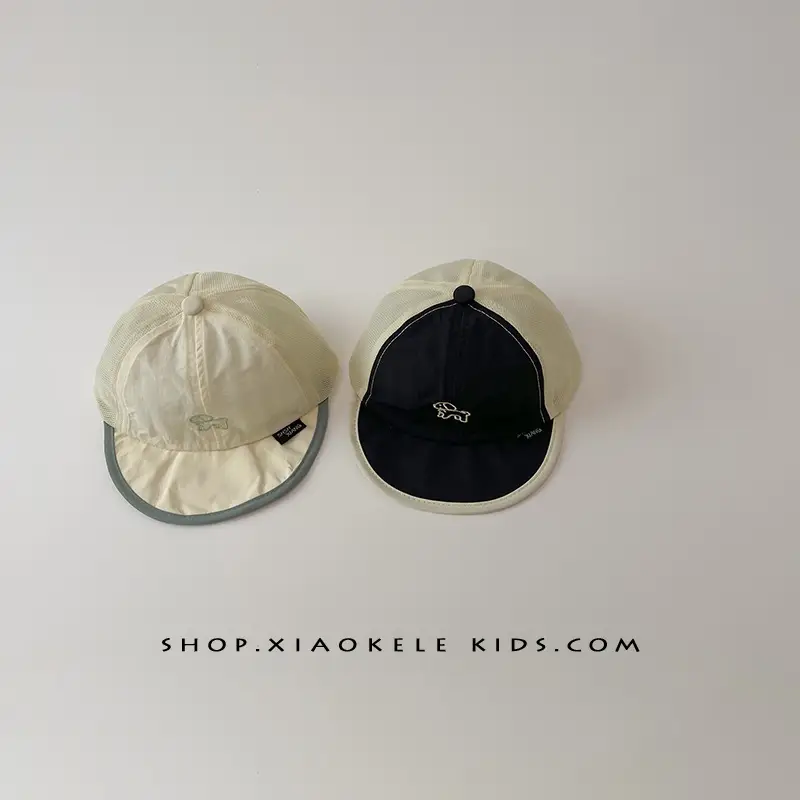 Baby Cap with Embroidered Puppy Design, Soft Bristle, Sun Protective, Quick-Drying Mesh, Baseball Cap — feature 11