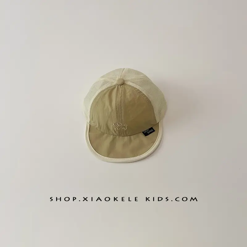 Baby Cap with Embroidered Puppy Design, Soft Bristle, Sun Protective, Quick-Drying Mesh, Baseball Cap — feature 16
