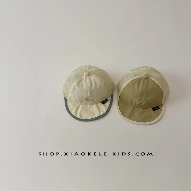 Baby Cap with Embroidered Puppy Design, Soft Bristle, Sun Protective, Quick-Drying Mesh, Baseball Cap — feature 7