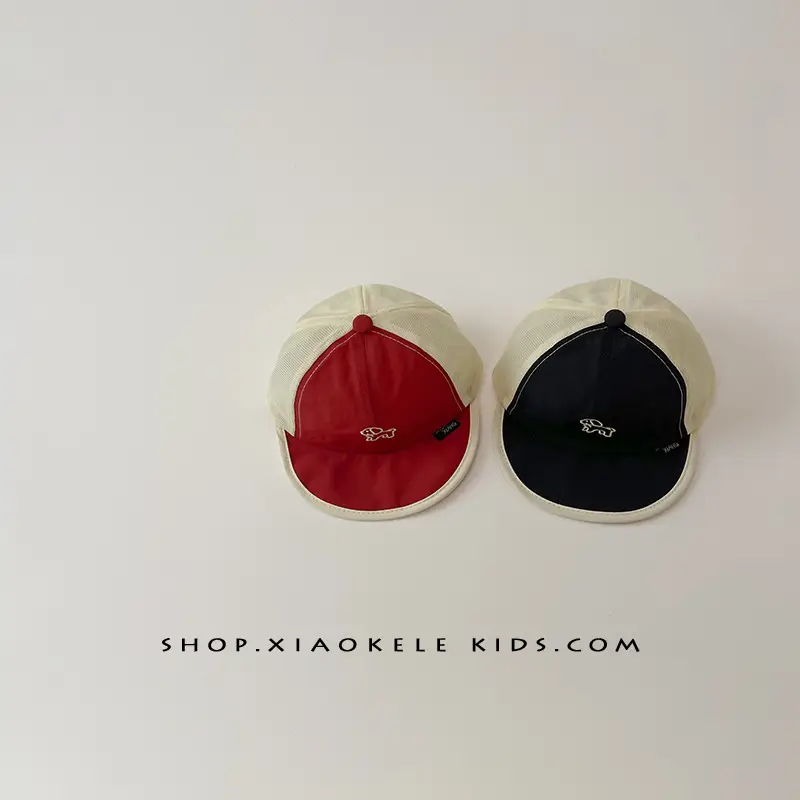 Baby Cap with Embroidered Puppy Design, Soft Bristle, Sun Protective, Quick-Drying Mesh, Baseball Cap — feature 8