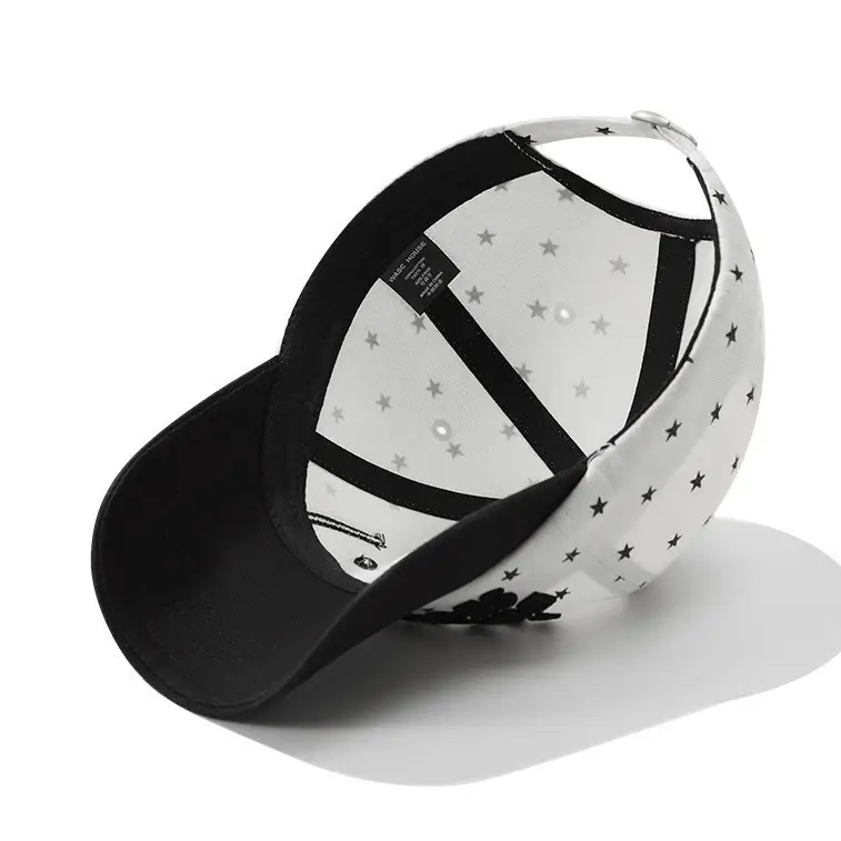 Korean Style Star Polka Dot Baseball Cap for Women