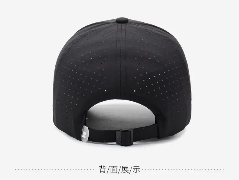 Men's Black NY&IA Embroidered Cap — feature 11