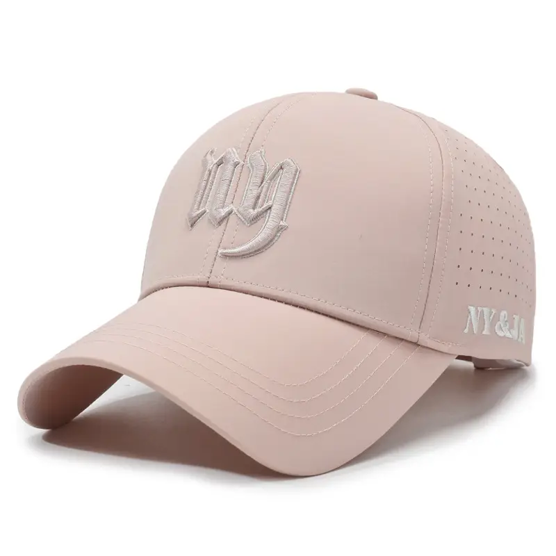 Men's Black NY&IA Embroidered Cap - Image 6