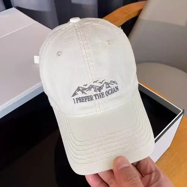 Women Cotton Mountain Cap White 1 Prepared Fire Ocean - Image 2