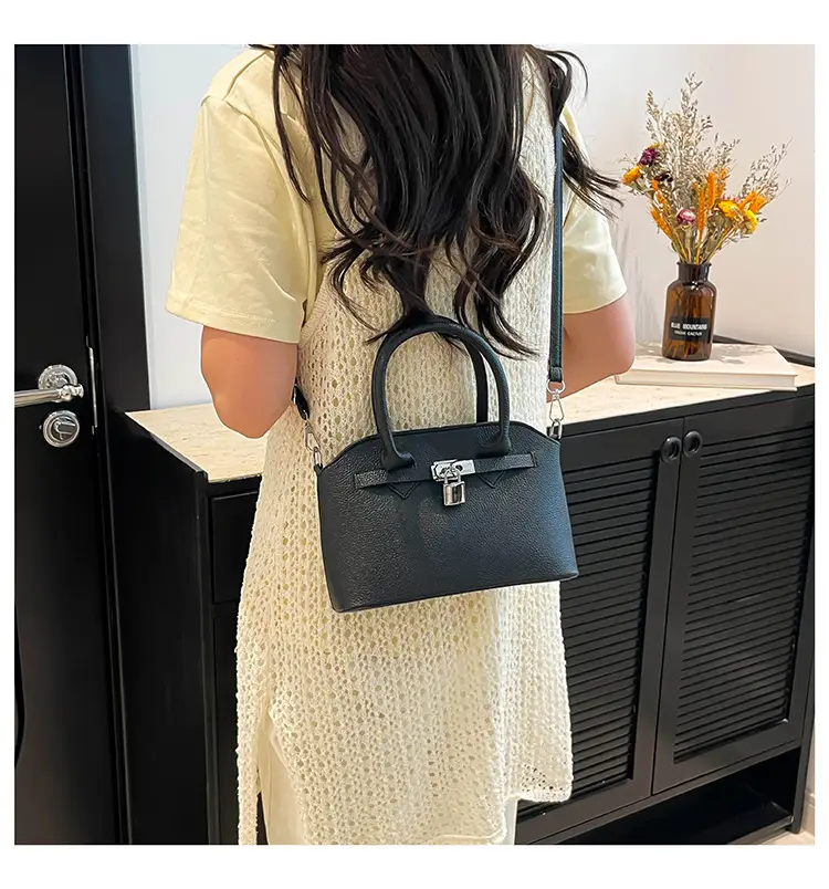Pink Leather Shoulder Bag Women 2025 New Spring Summer — feature 11