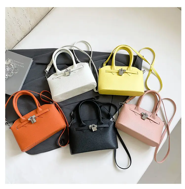 Pink Leather Shoulder Bag Women 2025 New Spring Summer — feature 8