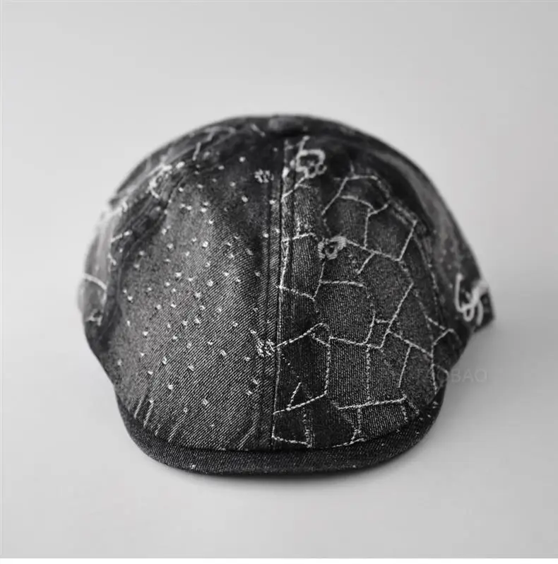 Women Denim Hexagonal Forward Cap Spring Summer — feature 10