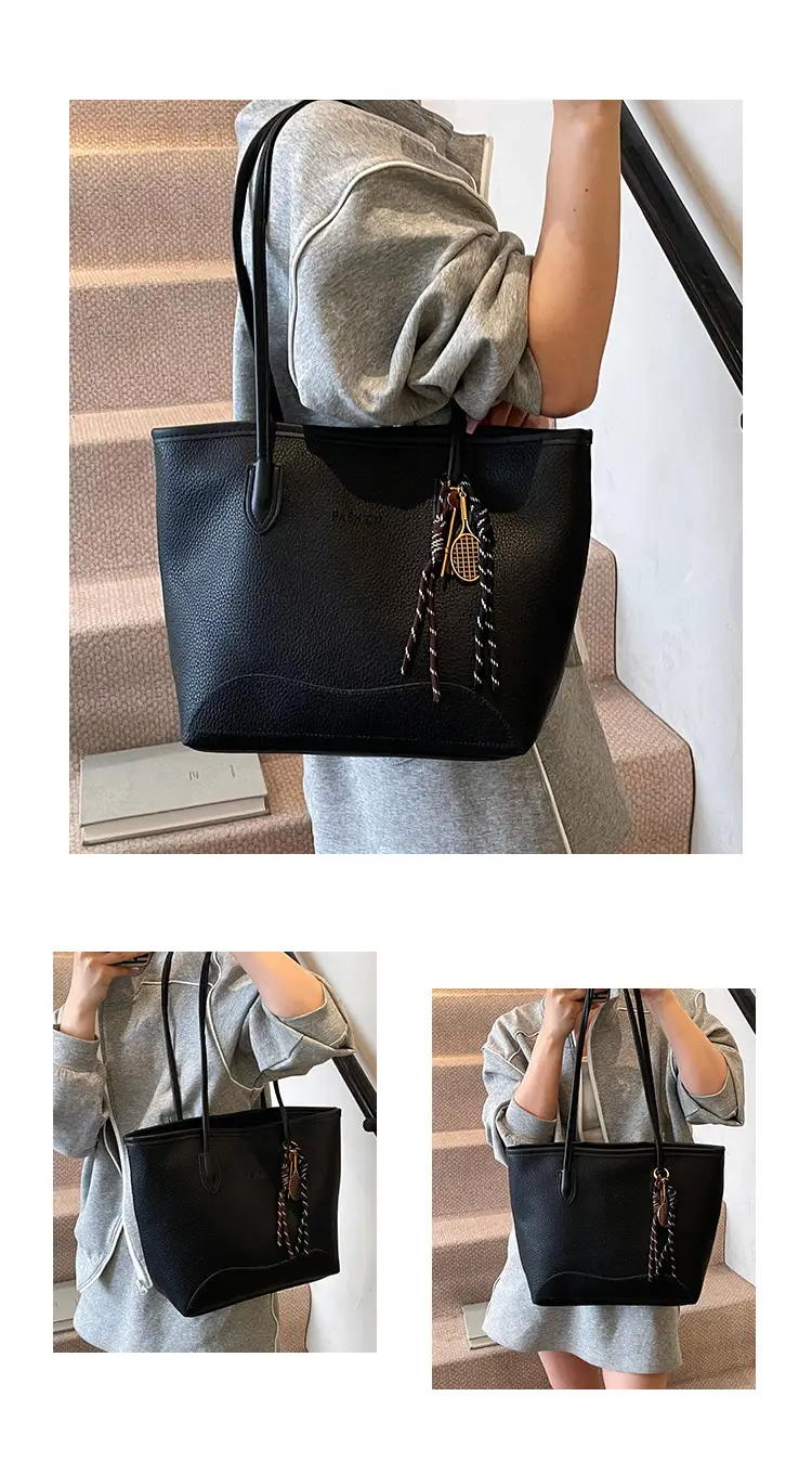 Retro Women's Shoulder Bag with Tassel Handle — feature 20